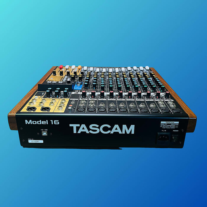 TASCAM Model 16 Multitrack Recorder / Mixer / Audio Interface 2019 - Present Black with Wood Cheeks - Image 3