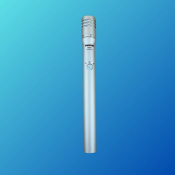Shure SM81 Small Diaphragm Cardioid Condenser Microphone 1984 - Present Silver