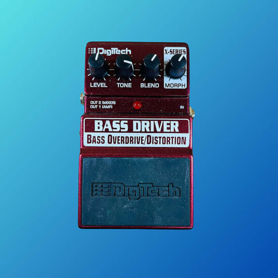 DigiTech X-Series Bass Driver Overdrive/Distortion 2010s Burgundy