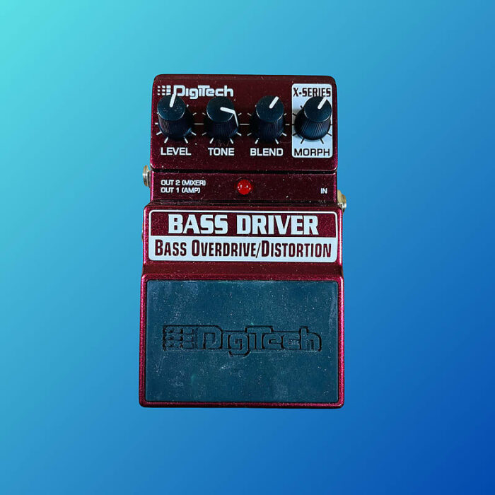 DigiTech X-Series Bass Driver Overdrive/Distortion 2010s Burgundy