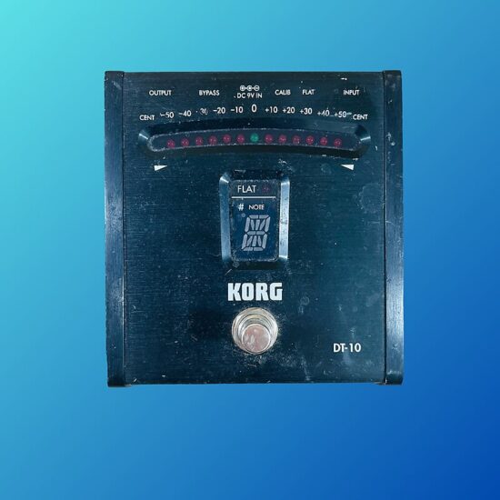 Korg DT-10 Chromatic Pedal Tuner 2000s Black