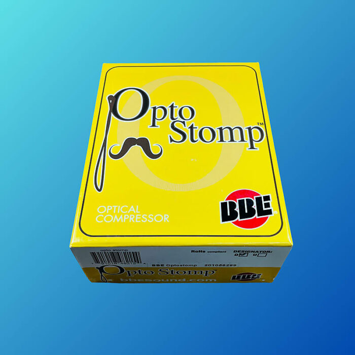 BBE Opto Stomp Optical Guitar/Bass Compressor Pedal 2010s Yellow - Image 4