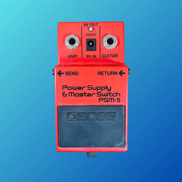Boss PSM-5 Power Supply & Master Switch (Black Label) 1982 - 1983 Red