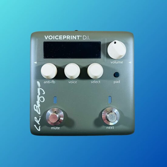 LR Baggs Voiceprint DI Acoustic Guitar Impulse Response Pedal 2010s Black