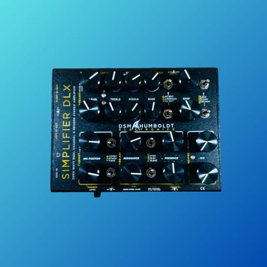 DSM & Humboldt Electronics Simplifier Deluxe Zero-Watt Stereo Guitar Preamp / CabSim / DI 2021 Black