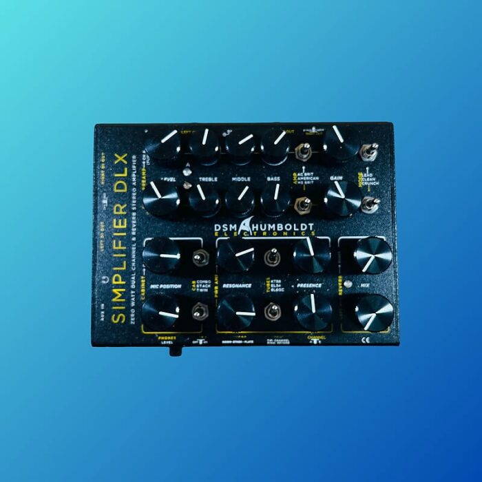 DSM & Humboldt Electronics Simplifier Deluxe Zero-Watt Stereo Guitar Preamp / CabSim / DI 2021 Black