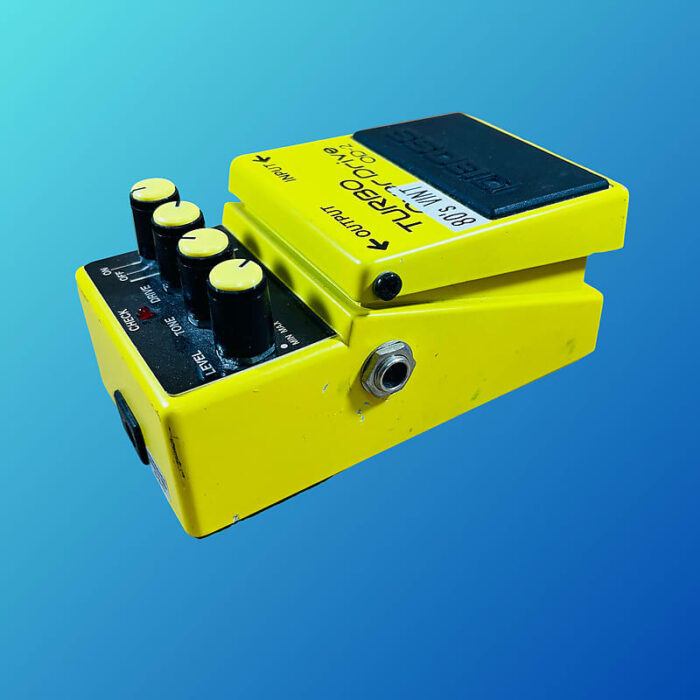 Boss OD-2 Turbo OverDrive (Black Label) 1985 - 1988 Yellow - Image 4