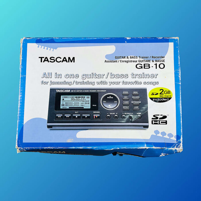 TASCAM GB-10 Guitar/Bass Trainer with Recorder 2010 - Present Black - Image 4