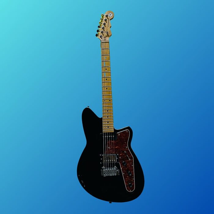 Reverend Double Agent W with Maple Fretboard 2010s Midnight Black - Image 2