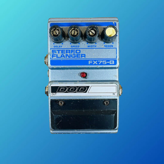 DOD Stereo Flanger FX75-B 1990s Silver