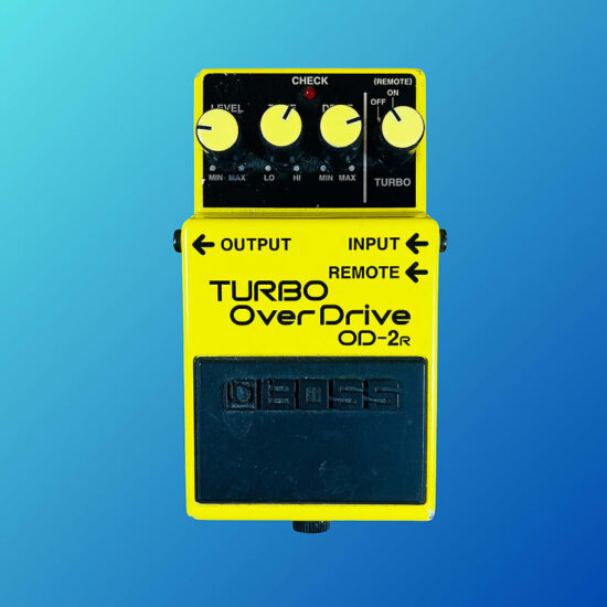 Boss OD-2 Turbo OverDrive (Black Label) 1985 - 1988 Yellow