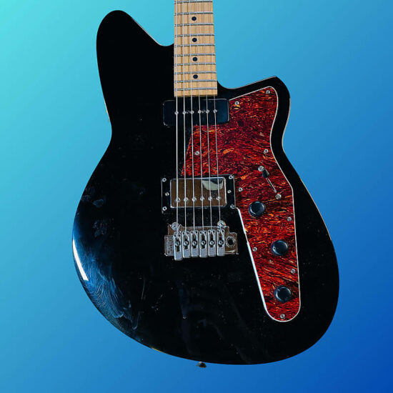 Reverend Double Agent W with Maple Fretboard 2010s Midnight Black