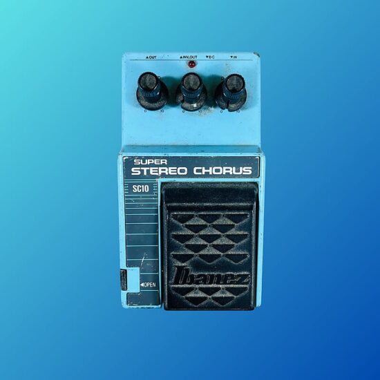 Ibanez SC10 Super Stereo Chorus 1980s Blue