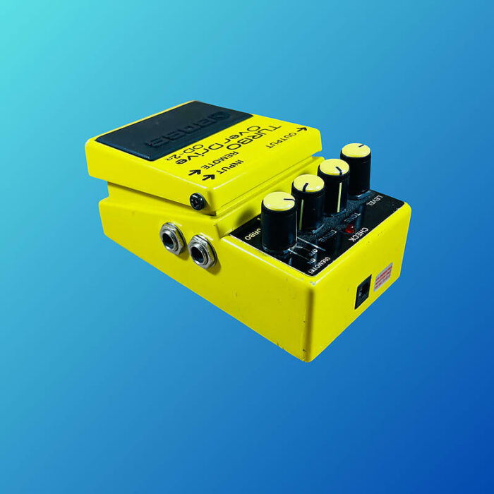 Boss OD-2 Turbo OverDrive (Black Label) 1985 - 1988 Yellow - Image 3