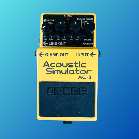 Boss AC-3 Acoustic Simulator (Dark Gray Label) 2006 - Present Yellow