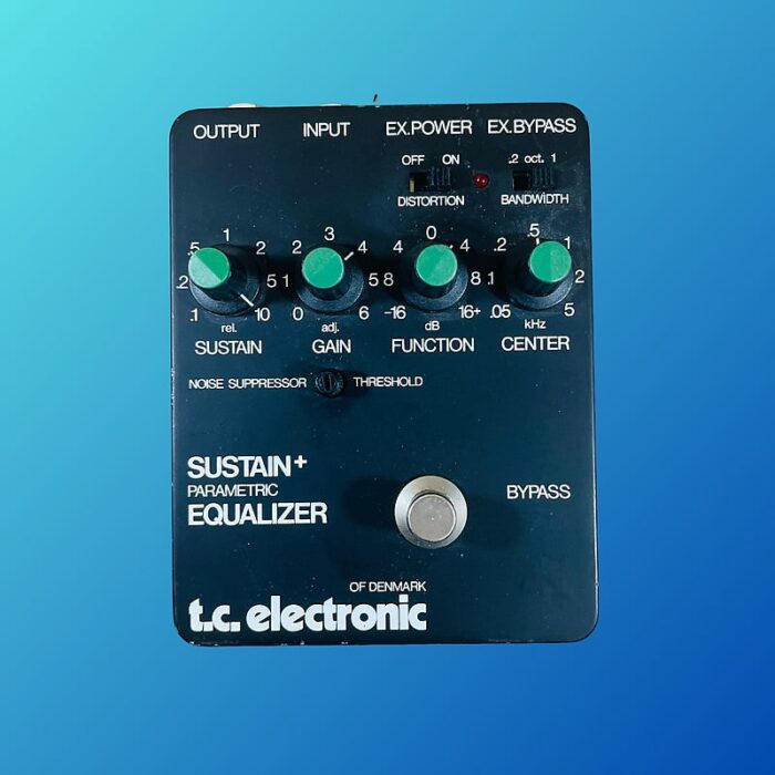 TC Electronic Sustain + Parametric Equalizer 1980s Black
