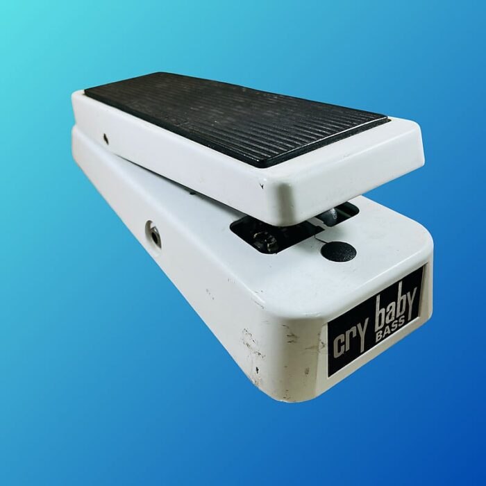 Dunlop 105Q Cry Baby Bass Wah 1999 - Present White - Image 3