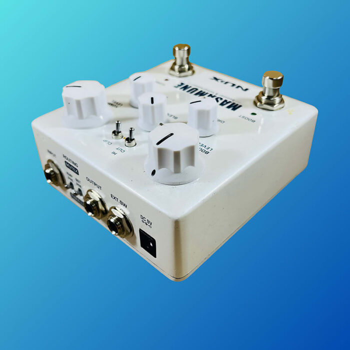 NuX NBK-5 Masamune Booster and Kompressor 2010s White - Image 4