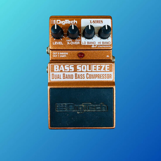 DigiTech X-Series Bass Squeeze Compressor/Sustain 2010s Copper