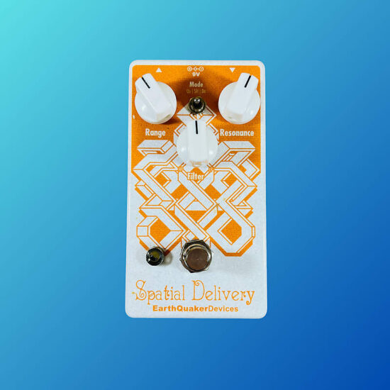 EarthQuaker Devices Spatial Delivery Sample & Hold Envelope Filter 2016 - 2017 White Sparkle / Orange Print