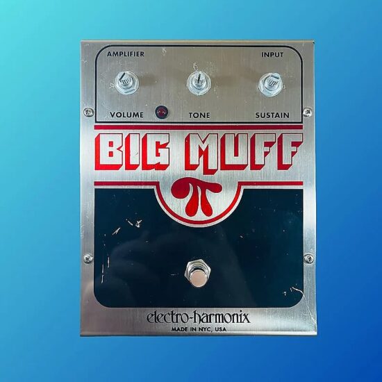 Electro-Harmonix Big Muff Pi Distortion / Sustainer 2000 - Present Silver / Black / Red