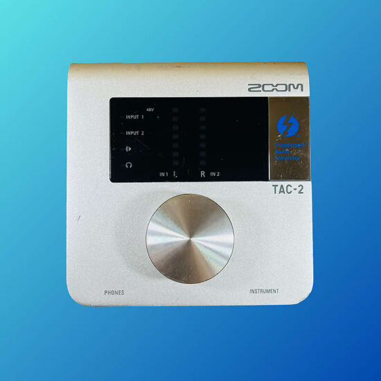 Zoom TAC-2 Thunderbolt Audio Interface 2010s Silver