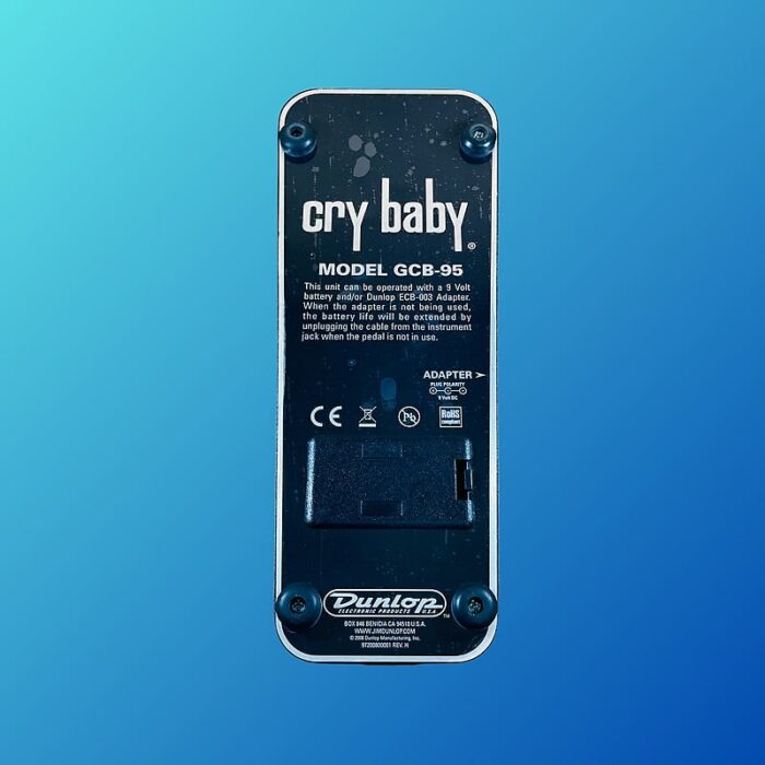 Dunlop GCB95 Cry Baby Standard Wah 1982 - Present Black - Image 2