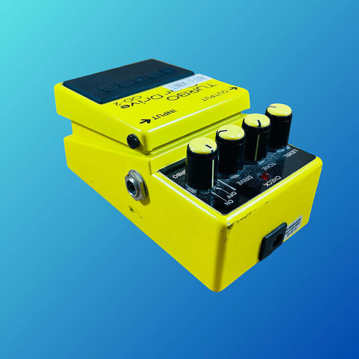 Boss OD-2 Turbo OverDrive (Black Label) 1985 - 1988 Yellow - Image 3