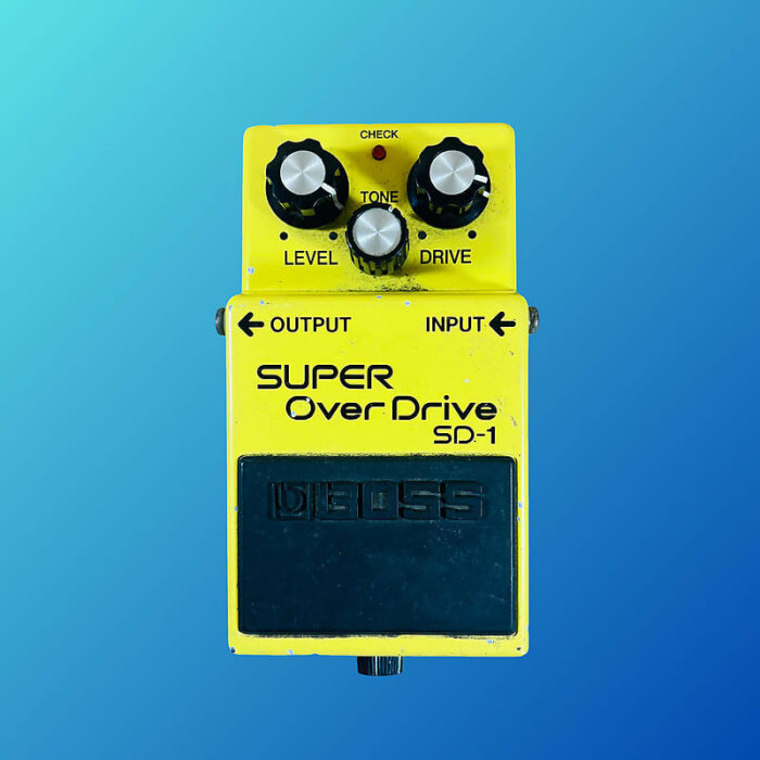 Boss SD-1 Super OverDrive (Silver Label) 1997 - Present Yellow