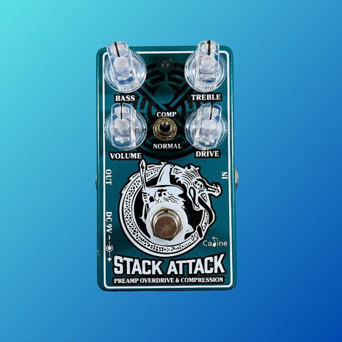Caline CP-509 Stack Attack Preamp Overdrive / Compressor 2021 - Present Dark Green