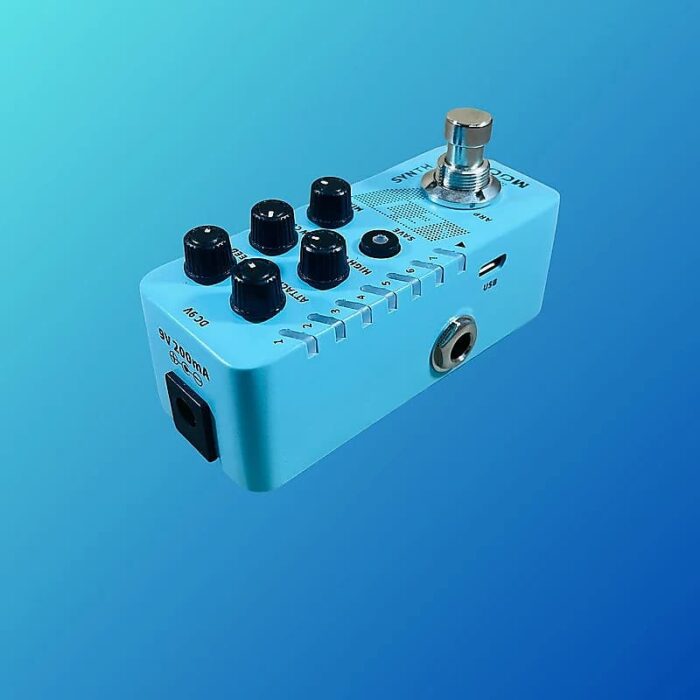 Mooer E7 Synth 2020 - Blue - Image 4