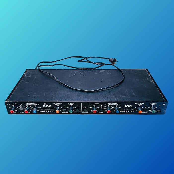 dbx 166 2-Channel Dynamics Processor 1980s Black