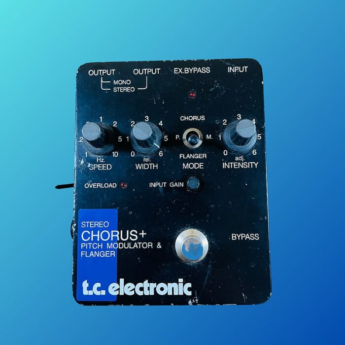 TC Electronic Stereo Chorus + Pitch Modulator & Flanger 1990s Black