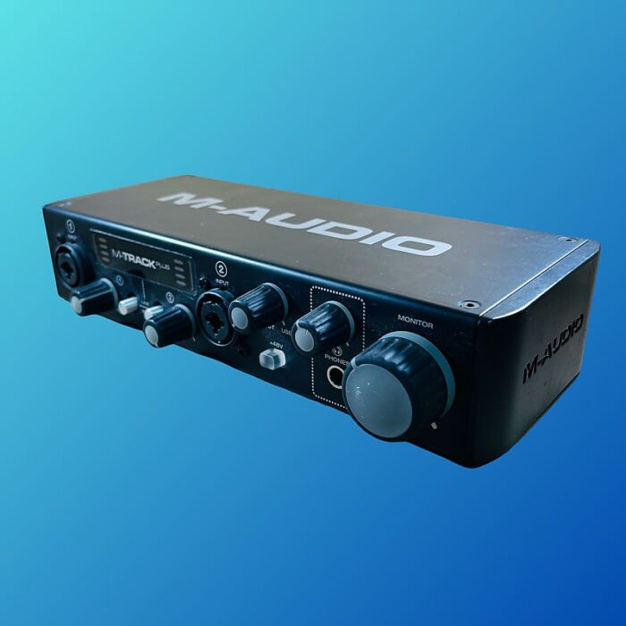 M-Audio M-Track Plus MkII 2-Channel USB Audio Interface 2010s Black - Image 4
