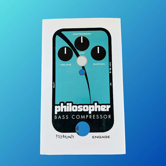 Pigtronix Philosopher Bass Compressor 2010s Teal - Image 4