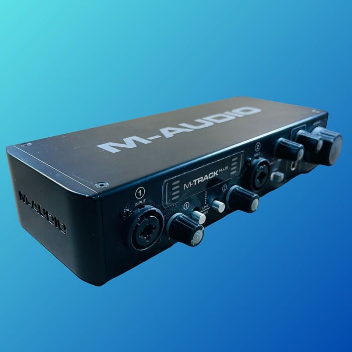 M-Audio M-Track Plus MkII 2-Channel USB Audio Interface 2010s Black - Image 3