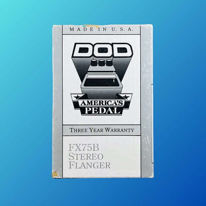 DOD Stereo Flanger FX75-B 1990s Silver - Image 4