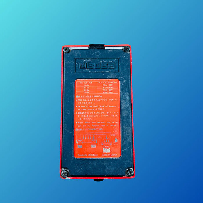 Boss PSM-5 Power Supply & Master Switch (Red Label) 1984 - 1990 Red - Image 2