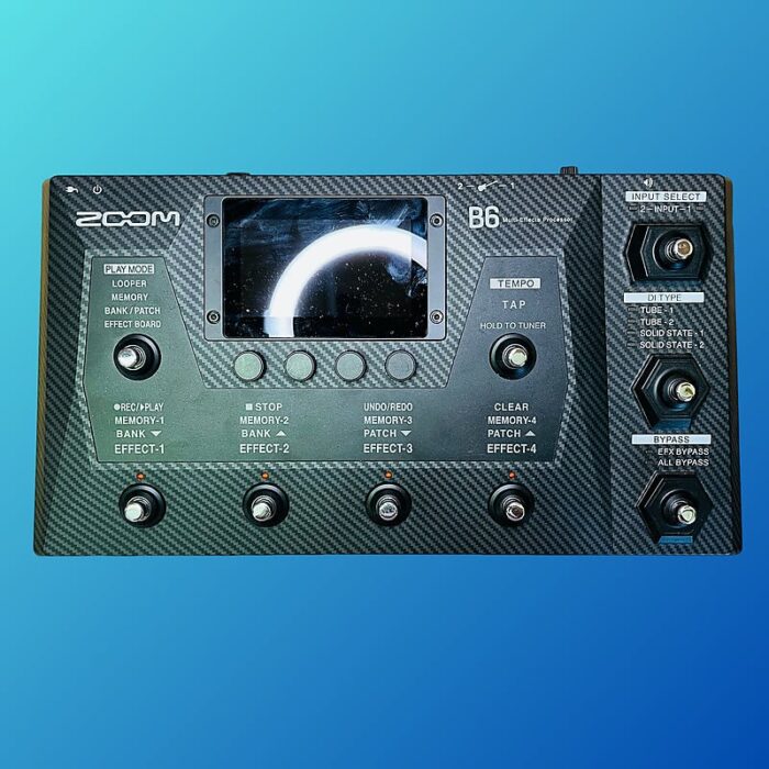 Zoom B6 Bass Multi-Effect Unit 2022 - Present Black