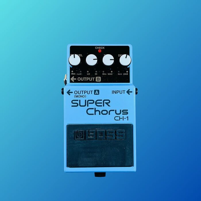 Boss CH-1 Super Chorus (Dark Gray Label) 2001 - Present Blue