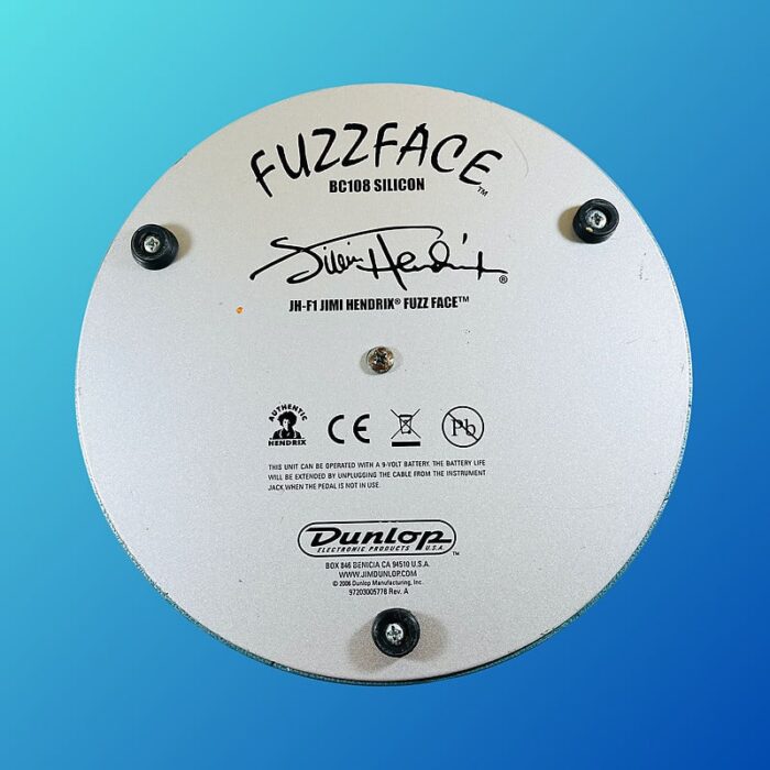 Dunlop JHF1 Jimi Hendrix Signature Fuzz Face 2007 - Present Blue - Image 2