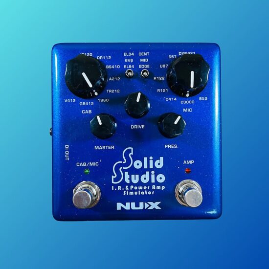 NuX NSS-5 Solid Studio IR and Power Amp Simulator 2010s Blue