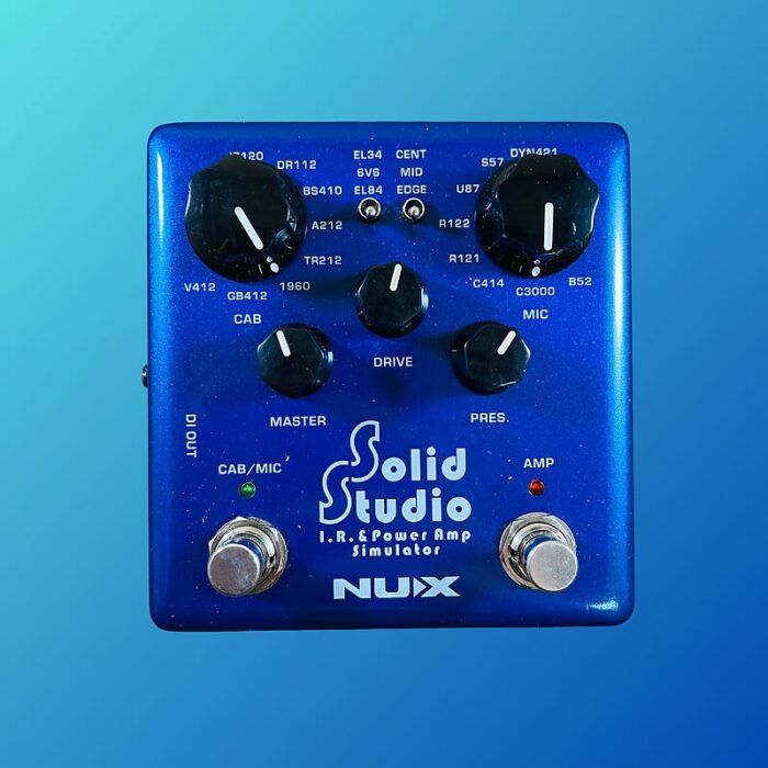 NuX NSS-5 Solid Studio IR and Power Amp Simulator 2010s Blue