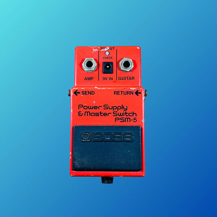 Boss PSM-5 Power Supply & Master Switch (Red Label) 1984 - 1990 Red