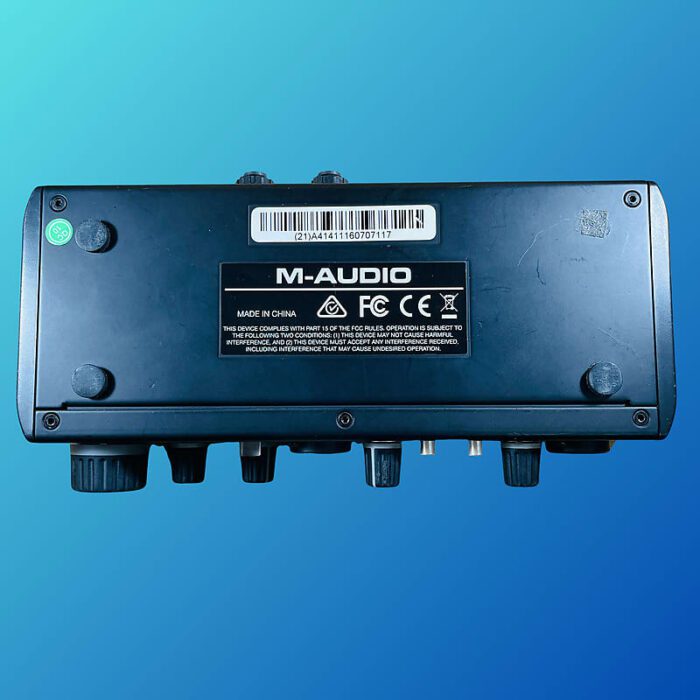 M-Audio M-Track Plus MkII 2-Channel USB Audio Interface 2010s Black - Image 2