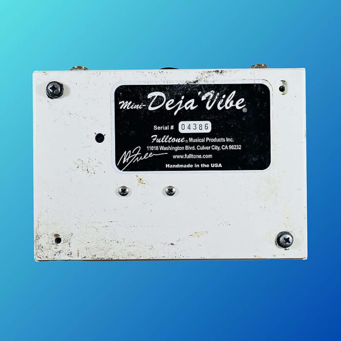 Fulltone Mini Deja Vibe 2010s White - Image 2