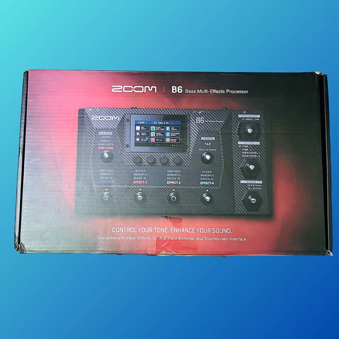 Zoom B6 Bass Multi-Effect Unit 2022 - Present Black - Image 4