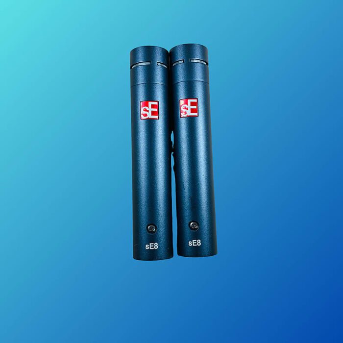 sE Electronics sE8 Small Diaphragm Cardioid Condenser Microphone Matched Stereo Pair 2018 - Present Black
