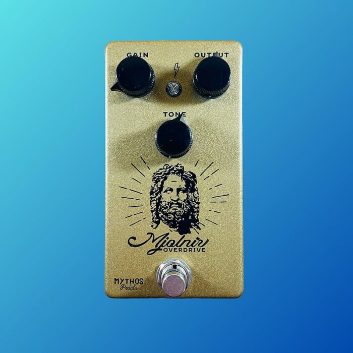 Mythos Pedals Mjolnir Overdrive 2010s Gold with Black Knobs