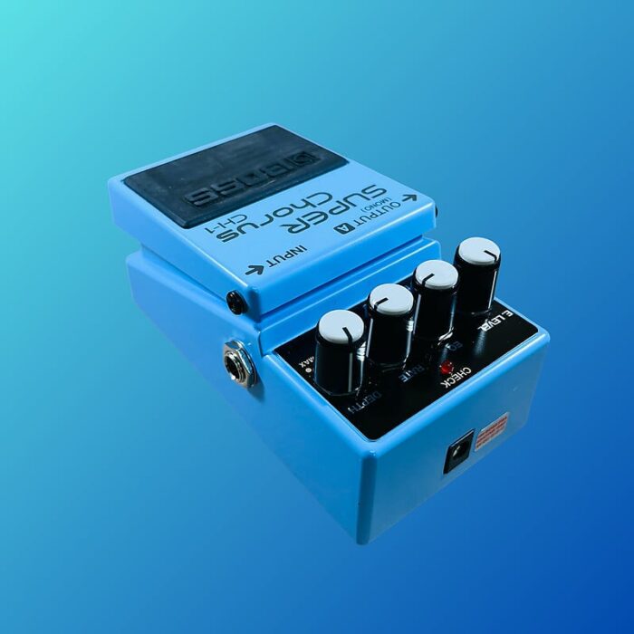 Boss CH-1 Super Chorus (Dark Gray Label) 2001 - Present Blue - Image 3